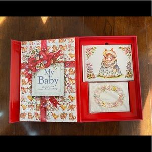 Baby Memory book baby box vintage